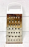 Ekco 4-SIDED Box Stainless Steel Cheese Vegetable Hand Grater Shredder Exc. Fixed Price $9.95.