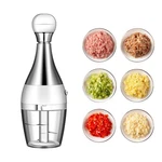 Mini Multi-functional Stainless Steel Deluxe Cutter Garlic Easy To Silver. Fixed Price $23.07.