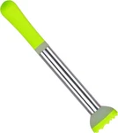 Cuisinox Professional Stainless Steel Cocktail Muddler With Rubber Handle Green. Fixed Price $8.00.