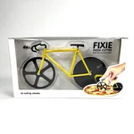 Doiy Fixie Double Wheel Pizza Cutter Yellow Bicycle Design Manual. Fixed Price $7.49.