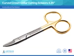 Curved Crown Collar Cutting Scissors 4.25" Artman. Fixed Price $13.99.