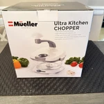 Mueller Ultra Heavy Duty Vegetable Kitchen Chopper Open Box Unused Hand Operated. Fixed Price $26.99.
