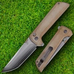 North Mountain Blade Chop Folding Knife 3 Sld-magic Steel Micarta Handle. Fixed Price $100.00.