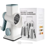 Cheese Grater Crank Rotary Vegetables Shredder With Handle, 3-IN-1 Grate.... Fixed Price $26.77.