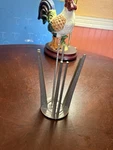 Vintage Sunkist Lemons Bar Kitchen Tool -aluminum Fruit Slicer Holder 1960. Fixed Price $6.95.