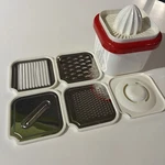 Vintage Canadian Living Cheese Grater, Juicer, Vegetable Chopper Slicer Euc. Fixed Price $19.99.