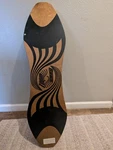 Balance Trainer Wave Vintage Wooden Zoom Board Rolling Pin Only. Fixed Price $95.00.