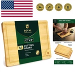 Organic Bamboo Cutting Board With Juice Groove - Kitchen Chopping For M.... Fixed Price $33.99.
