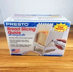 Presto Bread Slicing Guide Model 08615 With Owners Manual New Open Box Complete. Fixed Price $25.99.