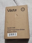 Vasta 2 In Veggie & Fruit Food Slicer Replacement Blades Model #31485 New!. Fixed Price $6.99.
