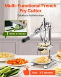 Commercial French Fry Cutter, Stainless Steel Vegetable Fruit Chopper With 3. Fixed Price $119.87.