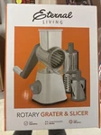 Eternal Living Rotary Grater Shredder Slicer W/ 3 Blades: Complete Brand New. Fixed Price $9.95.