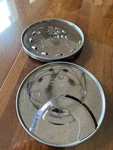 Cusinart Circular Blades DLC-837TX Grating + DLC-844TX Slicing For DLC-10/8 4MM. Fixed Price $5.95.