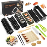 Mlryh Sushi Making Kit Maker Set For Beginners Plastic 21, Black. Fixed Price $34.36.