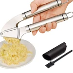 Sunkuka Premium Garlic Press Set - Large Capacity Stainless Steel. Fixed Price $17.96.