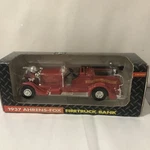 John Deer/ Ertl 1:30 Scale 1937 Ahrens-fox Fire Truck Bank New. Fixed Price $20.00.