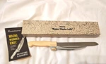 Vintage Deluxe Magna Wonder Knife Adjustable Food Slicer With Original Box. Fixed Price $22.00.