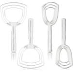 Mudder 4 Pieces Bone Dust Scraper Fish Scale Remover Butcher Plastic White.... Fixed Price $17.99.
