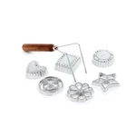 Norpro Rosette/timbale Set, 7-PIECE, Stainless Steel Molds For Fried Pastries. Fixed Price $26.64.