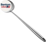 Stainless Steel Wok Spatula,metal Flipper For Kitchen Cooking,extra Long Handle. Fixed Price $33.14.