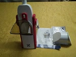 Geoffrey Zakarian Safe Slice Upright Mandoline W/ Thickness Adjustable - Black. Fixed Price $25.00.