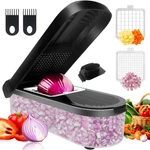 Lhs Multifunctional Food Chopper - Onion, Vegetable Slicer 4 In 1, Black. Fixed Price $22.96.