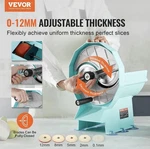 Vevor Manual Vegetable Fruit Slicer 0-0.5IN Thickness Adjustable Dual Feed Ports. Fixed Price $79.99.