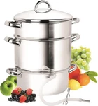 Cook Home Basics Canning Juice Steamer Extractor 11-QUART Stainless Steel. Fixed Price $135.61.