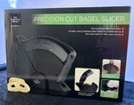 Precision Cut Bagel Slicer #TSI-12SP675 By Sharper Image Open Box. Fixed Price $23.99.