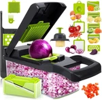 16-IN-1 Vegetable Chopper Onion Dicer Mandoline Slicer Food Cutter Kitchen Tool. Fixed Price $13.80.