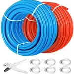 Uimoso 1/2" Coils 300' Red & Blue Pex Tubing Certified Oxygen Barrier. Fixed Price $89.99.