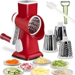 Rotary Cheese Grater Shredder With Handle Handheld Round Mandoline Vegetable. Fixed Price $17.63.