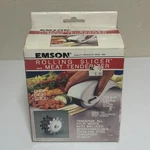 New Box - Vintage Emson Rolling Slicer And Meat Tenderizer Kitchen Gadget. Fixed Price $8.99.