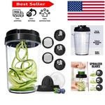 8-IN-1 Stainless Steel Mandoline & Vegetable Spiralizer Effortless Meal Prep. Fixed Price $35.09.