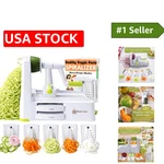 Strong Suction Vegetable Spiralizer: 5-BLADE Slicer For Quick Keto & Meals. Fixed Price $61.99.