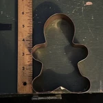 Copper Cookie Cutters, Bradshaw International 5", Nos (i) Gingerbread Man. Fixed Price $9.99.