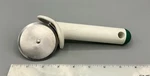 Vtg Tupperware #2877A White & Green Pizza Wheel Cutter Made In Italy. Fixed Price $12.99.