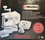 Mueller Ultra Multi-function Spiralizer With Citrus Juicer Attachment. Fixed Price $20.75.