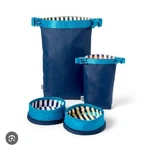 Nwt Cuddle Collab Pet Travel Food Set Popeye Bowls Navy Bag HH19. Fixed Price $19.99.