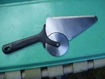 Nuwave Pizza Server Slicer Serrated Cutter Spatula Stainless Blade Very Good +. Fixed Price $9.99.