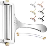 Zulay Kitchen Stainless Steel Wire Cheese Slicer - Adjustable Hand Held. Fixed Price $22.46.