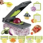 14-IN-1 Multi-function Veggie Slicer & Food Chopper Set. Fixed Price $10.00.