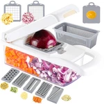 Ourokhome Vegetable Chopper Onion Cutter, 12 In Professional 8 Blade, White. Fixed Price $31.99.