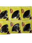 6PACK Quirky Slice Pizza Wheel Cutter With Crust -cutting Blades Black New Seal. Fixed Price $23.99.