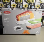 Oxo Softworks Complete & Set 5PC Julienne Grater Slicer Holder. Fixed Price $24.99.