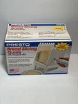 Vintage 1996 Presto Bread Slicing Guide W/coded Slots & Tilt Design #08615. Fixed Price $30.00.