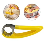 Banana Slicer Fruit Cutter 5 Divider Kitchen Tool Pp+stainless. Fixed Price $5.08.