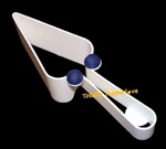 Tupperware Piece Cake Rounded Slicer Kitchen Serving Utensil White Blue. Fixed Price $19.95.