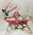 10 Pc The Bake House Stainless Steel Christmas Assorted Cookie Cutter W/pvc Rim. Fixed Price $13.99.