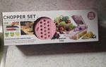 Phantom Chef 18 Piece Chopper Set W/ Container For Veggies, Cheese, And More. Fixed Price $19.99.